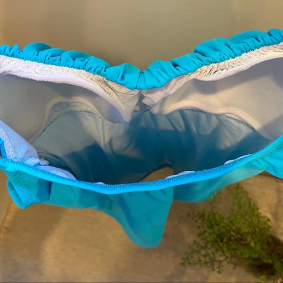 NWOT, Profile By Gortex, blue, tankini top - Picture 5 of 7